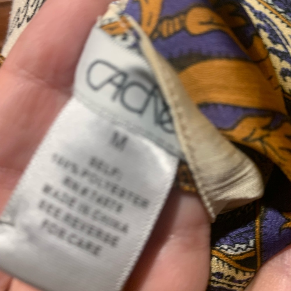 Cache Ruffle Front Blouse. Size Med. - image 8